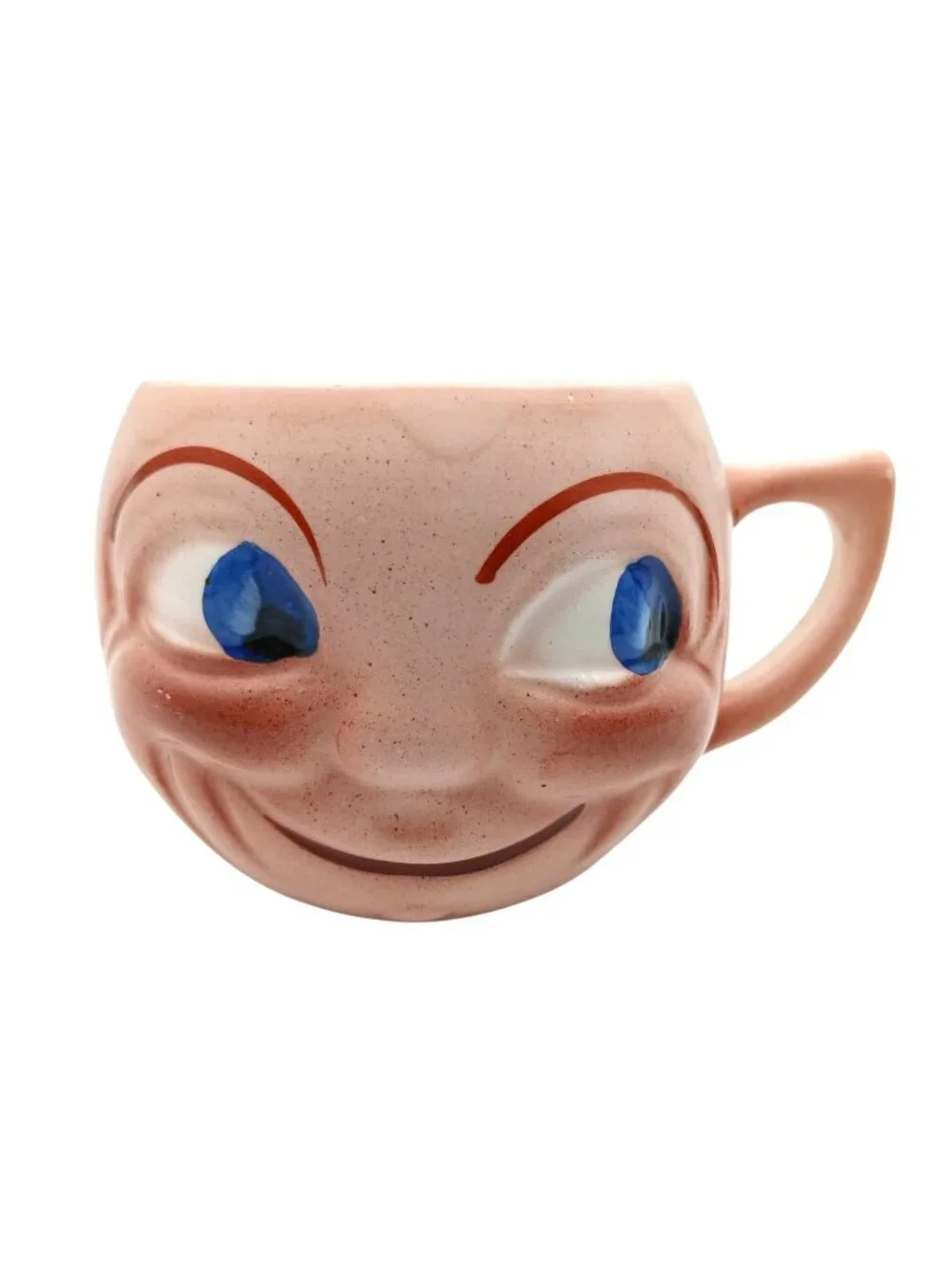 Vintage Czech Man in the Moon Child's Cup Figural Face Porcelain Mug